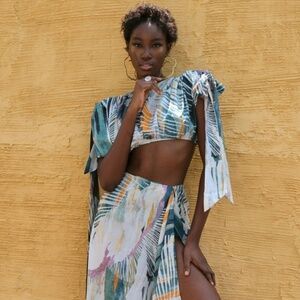 Andrea Iyamah Halima crop top